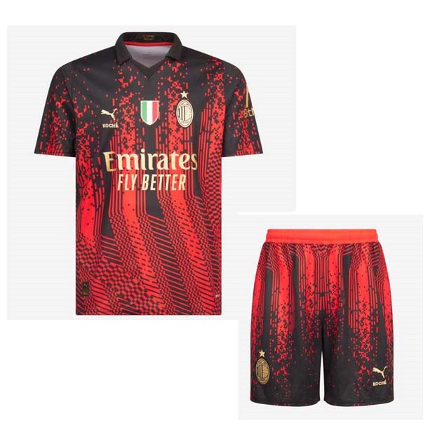 Camiseta AC Milan 4th Niño 2022-2023 Rojo